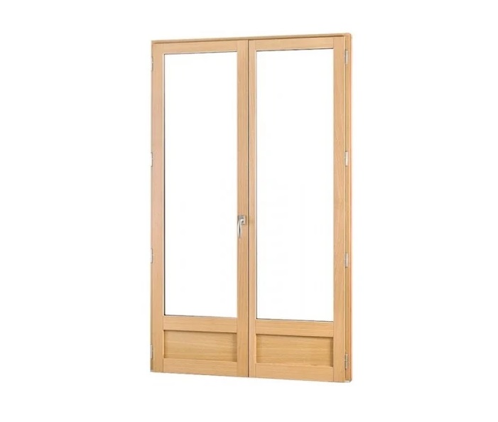 Porte-fenêtre bois et aluminium