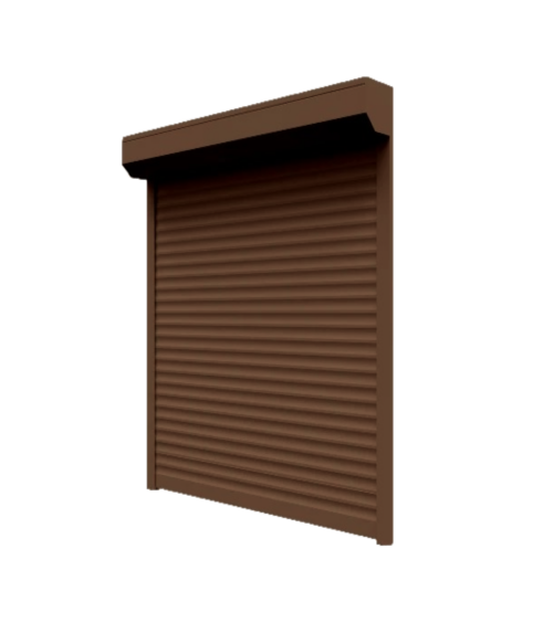 Volet roulant aluminium (marron)